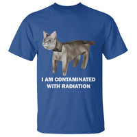 Funny Cat Meme T Shirt I Am Contaminated With Radiation Humorous Oddly Specific - Wonder Print Shop