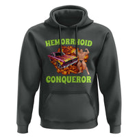 Hemorrhoid Conqueror Hoodie Funny Oddly Specific Dank Meme Absurd Muscle Car