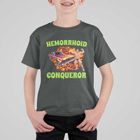 Hemorrhoid Conqueror T Shirt For Kid Funny Oddly Specific Dank Meme Absurd Muscle Car