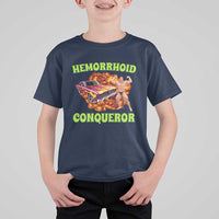 Hemorrhoid Conqueror T Shirt For Kid Funny Oddly Specific Dank Meme Absurd Muscle Car