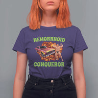 Hemorrhoid Conqueror T Shirt For Women Funny Oddly Specific Dank Meme Absurd Muscle Car