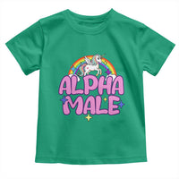 Funny Sarcastic Alpha Male Toddler T Shirt Unicorn Sarcastic Ironic Weird Y2K Humor