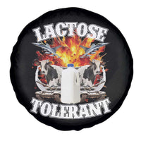 Funny Lactose Tolerant Spare Tire Cover Retro Pro-Dairy Ironic Cringe Meme