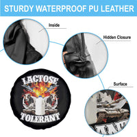 Funny Lactose Tolerant Spare Tire Cover Retro Pro-Dairy Ironic Cringe Meme