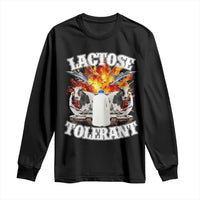 Funny Lactose Tolerant Long Sleeve Shirt Retro Pro-Dairy Ironic Cringe Meme