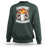 Funny Lactose Tolerant Sweatshirt Retro Pro-Dairy Ironic Cringe Meme