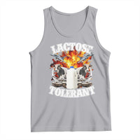 Funny Lactose Tolerant Tank Top Retro Pro-Dairy Ironic Cringe Meme