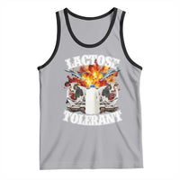 Funny Lactose Tolerant Tank Top Retro Pro-Dairy Ironic Cringe Meme