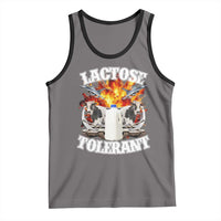 Funny Lactose Tolerant Tank Top Retro Pro-Dairy Ironic Cringe Meme