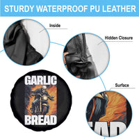Skeleton Meme Spare Tire Cover Garlic Bread Flaming Biker On Fire Funny Edgy Hard Cringe