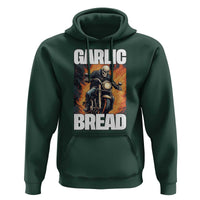 Skeleton Meme Hoodie Garlic Bread Flaming Biker On Fire Funny Edgy Hard Cringe