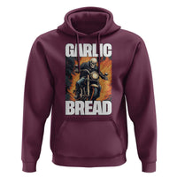 Skeleton Meme Hoodie Garlic Bread Flaming Biker On Fire Funny Edgy Hard Cringe