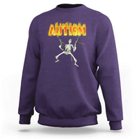 Autism Skeleton Sweatshirt Funny Oddly Specific Dank Meme - Wonder Print Shop