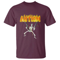 Autism Skeleton T Shirt Funny Oddly Specific Dank Meme - Wonder Print Shop