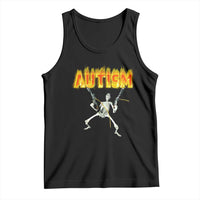 Autism Skeleton Tank Top Funny Oddly Specific Dank Meme - Wonder Print Shop