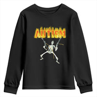 Autism Skeleton Youth Sweatshirt Funny Oddly Specific Dank Meme - Wonder Print Shop