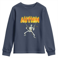 Autism Skeleton Youth Sweatshirt Funny Oddly Specific Dank Meme - Wonder Print Shop