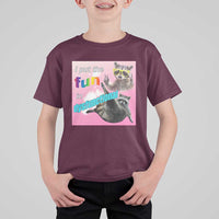Funny Raccoon Meme T Shirt For Kid I Put The Fun In Dysfunctional