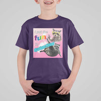 Funny Raccoon Meme T Shirt For Kid I Put The Fun In Dysfunctional