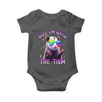 Funny Autism Opossum Baby Onesie Rizz Em With The Tism Meme Autistic