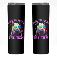 Funny Autism Opossum Skinny Tumbler Rizz Em With The Tism Meme Autistic