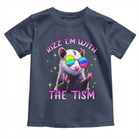 Funny Autism Opossum Toddler T Shirt Rizz Em With The Tism Meme Autistic