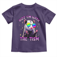 Funny Autism Opossum Toddler T Shirt Rizz Em With The Tism Meme Autistic