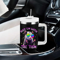 Funny Autism Opossum Tumbler With Handle Rizz Em With The Tism Meme Autistic