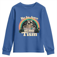 Autism Funny Raccoon Youth Sweatshirt Be In Awe Of My 'Tism Meme Autistic