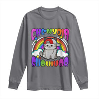 Chlamydia Survivor Cat Meme Long Sleeve Shirt Funny Y2K Inappropriate Humor