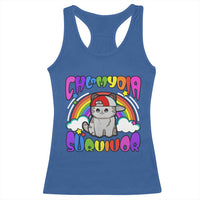 Chlamydia Survivor Cat Meme Racerback Tank Top Funny Y2K Inappropriate Humor