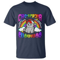 Chlamydia Survivor Cat Meme T Shirt Funny Y2K Inappropriate Humor - Wonder Print Shop