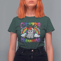 Chlamydia Survivor Cat Meme T Shirt For Women Funny Y2K Inappropriate Humor - Wonder Print Shop