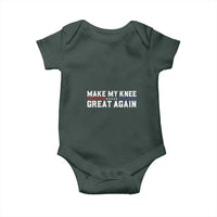 Funny Broken Knee Surgery Baby Onesie Make My Knee Great Again Recovery