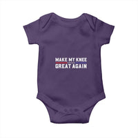 Funny Broken Knee Surgery Baby Onesie Make My Knee Great Again Recovery