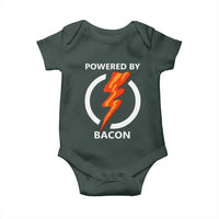 Funny Bacon Lover Baby Onesie Powered By Bacon Cured Pork Master