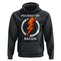 Funny Bacon Lover Hoodie Powered By Bacon Cured Pork Master
