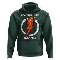 Funny Bacon Lover Hoodie Powered By Bacon Cured Pork Master