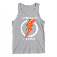 Funny Bacon Lover Tank Top Powered By Bacon Cured Pork Master