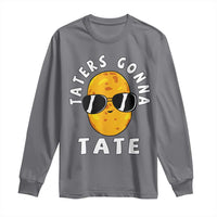 Funny Tater Tot Long Sleeve Shirt Taters Gonna Tate Tots Meme Potato Made Foodie Lover