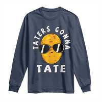 Funny Tater Tot Long Sleeve Shirt Taters Gonna Tate Tots Meme Potato Made Foodie Lover