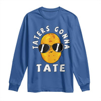 Funny Tater Tot Long Sleeve Shirt Taters Gonna Tate Tots Meme Potato Made Foodie Lover