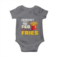 Funny French Fries Baby Onesie I Thought You Said Extra Fries Fast Food Fry Lover