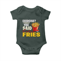 Funny French Fries Baby Onesie I Thought You Said Extra Fries Fast Food Fry Lover