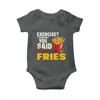 Funny French Fries Baby Onesie I Thought You Said Extra Fries Fast Food Fry Lover