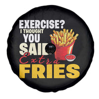 Funny French Fries Spare Tire Cover I Thought You Said Extra Fries Fast Food Fry Lover