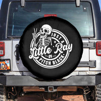 Funny Saying Skeleton Spare Tire Cover I'm Just A Little Ray Of Pitch Black Sarcastic