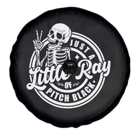 Funny Saying Skeleton Spare Tire Cover I'm Just A Little Ray Of Pitch Black Sarcastic