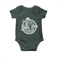 Funny Saying Skeleton Baby Onesie I'm Just A Little Ray Of Pitch Black Sarcastic