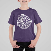Funny Saying Skeleton T Shirt For Kid I'm Just A Little Ray Of Pitch Black Sarcastic